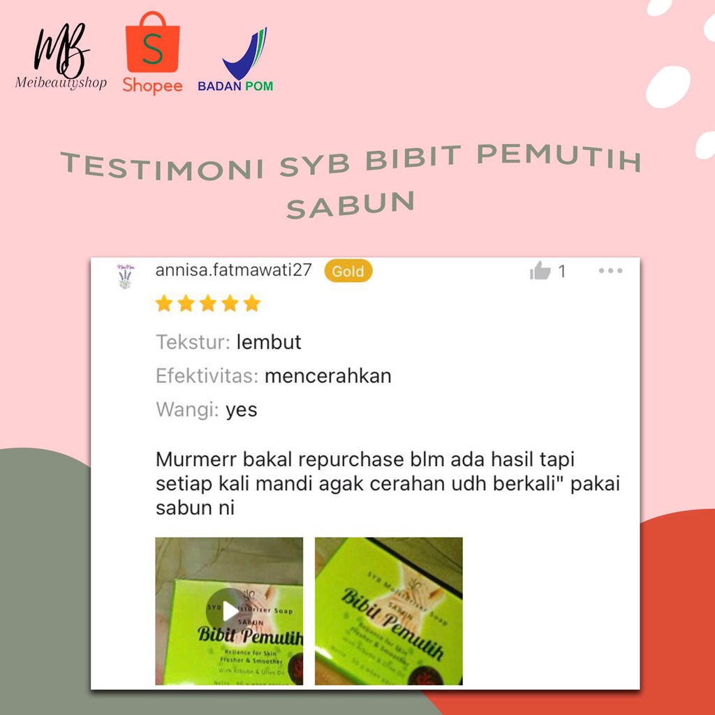 SYB Bibit Pemutih Sabun / Soap