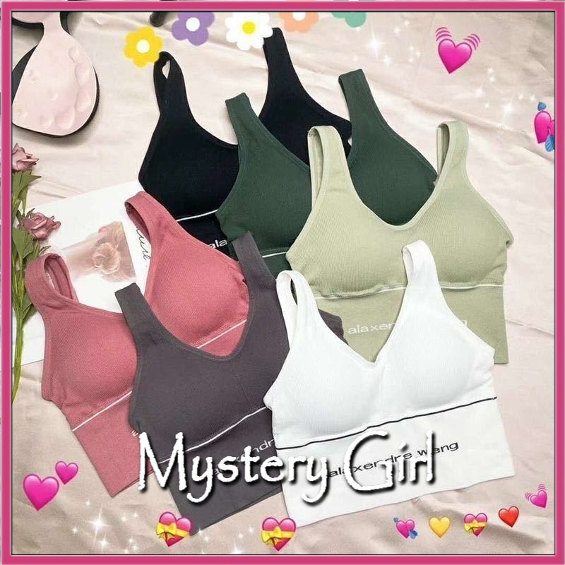 Mysterygirl - SPORT BRA GYM BRA OLAHRAGA PUSH UP WANITA TANPA KAWAT SEXY IMPORT ALAXENDRE WENG