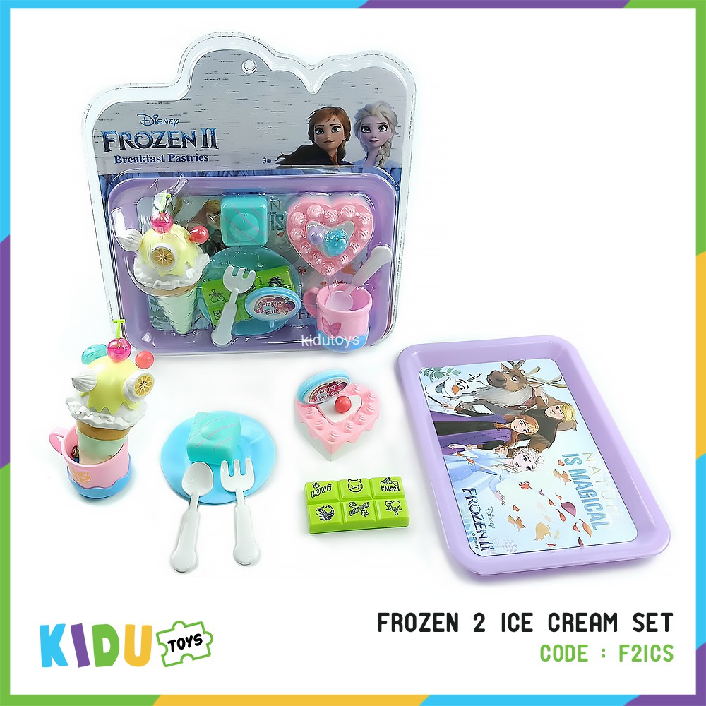 Mainan Anak Frozen 2 Ice Cream Set Kidu Toys