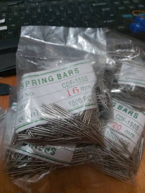 Spring bar pen besi jam tangan perbungkus