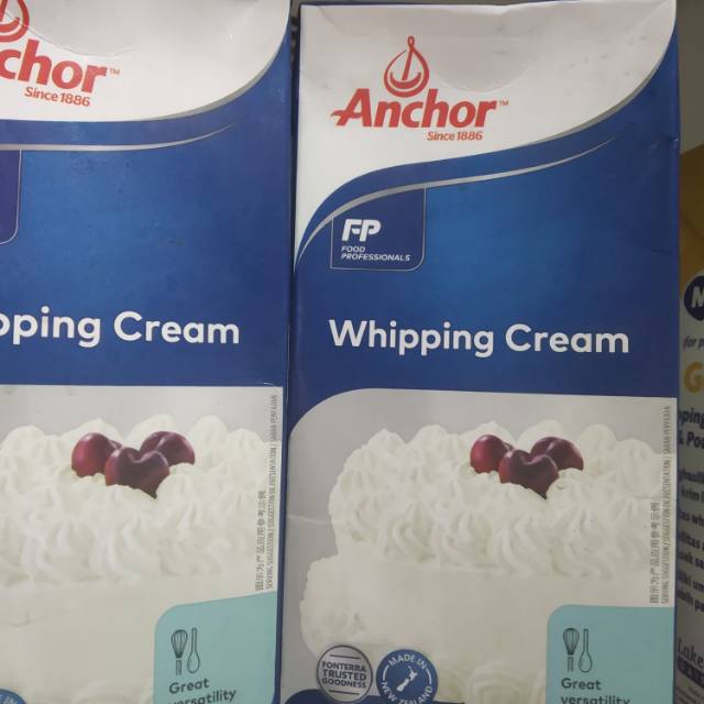 

Anchor Whipp Cream 1 Liter GOJEK ONLY