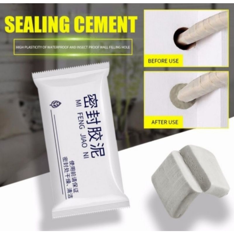 Semen Lem Perbaikan Lubang AC Dempul Padat Tembok Sealant Perekat Tahan Air
