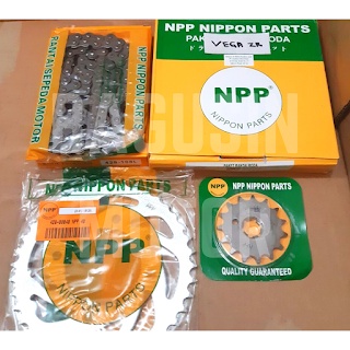 Gir Gear Set Paket Rantai Vega ZR RR Jupiter Z New Robot 2010 NPP