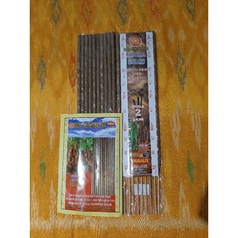 Dupa hio Dubali Astungkara herbal gaharu 2 jam