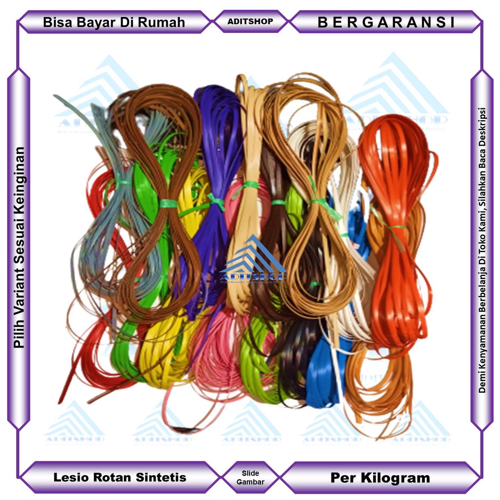 Tali Rotan Sintetis Harga Per Kilo -  ADITSHOP - Bahan Baku Sinthetyc Rattan Untuk Meja Ruang Tamu -