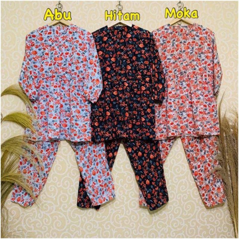 SETCEL NAGITA KENANGA SET TUNIK RAYON / GHAFFA SET /  ASOKA SET / VINICY ONE SET