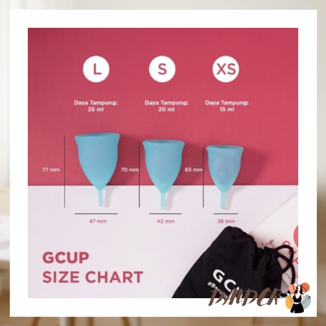 GCUP GIRLS TAMPON MENSTRUASI HAID DATANG BULAN MENSTRUAL GIRL CUP G NEWARRIVAL
