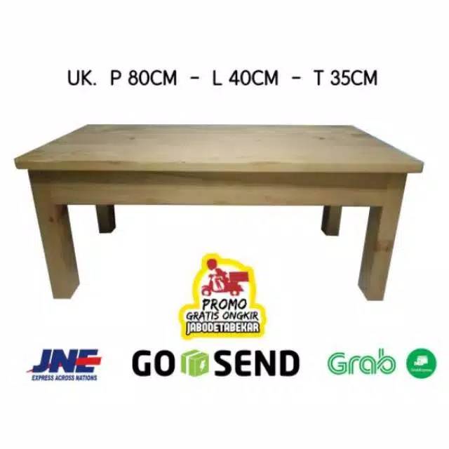Meja Lesehan 80X40X35