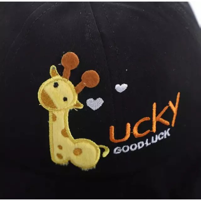 TOPI BUCKET ANAK JERAPAH TOPI KARAKTER LUCKY GIRAFFE BALITA NEW FASHION 2022
