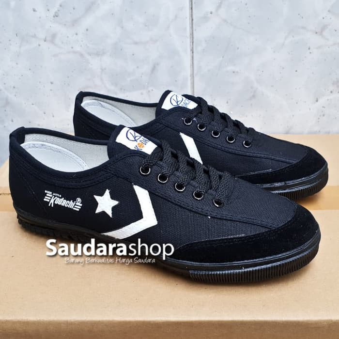 Kodachi 8119 Sepatu Kodachi Star Cefron Allblack Kodachi Hitam