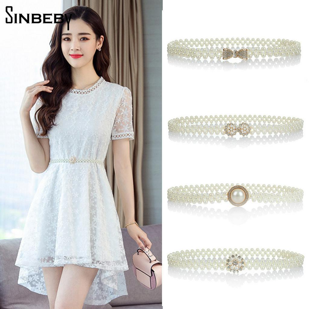 Ikat Pinggang Wanita  Rantai Mutira / Ikat Pinggang Wanita Gaun/ Model Random