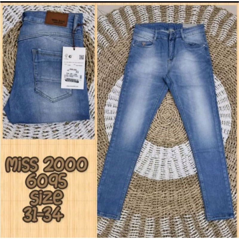 NEW M2000 SKIINNY/RIPPED M2000 BAHAN SUPER DENIM