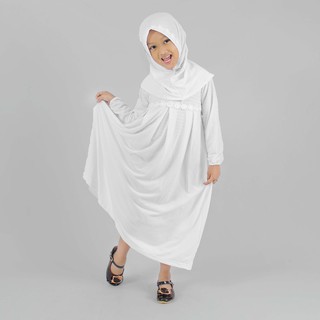 61+ Model Baju Muslim Anak Perempuan Warna Putih HD Terbaru