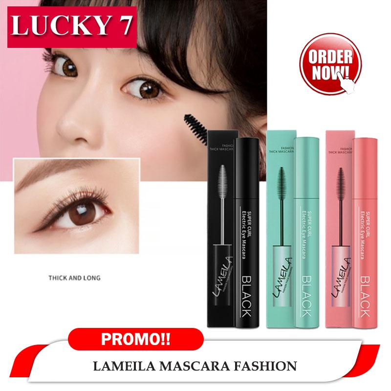 DBI - [ BISA COD ] Original Lameila Electric Eye Mascara 3D 3 Colour Waterproof Anti Air dan Tahan Lama