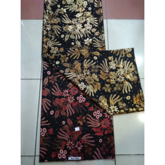 Bahan Batik Semi Sutra Halus / Kain Batik Semi Sutra Premium  Per 1/2meter = 50 cm = 0,5 m