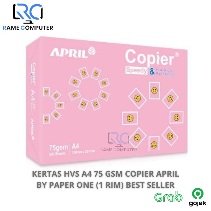 Termurah !! Kertas hvs Copier Happy print A4 75gsm