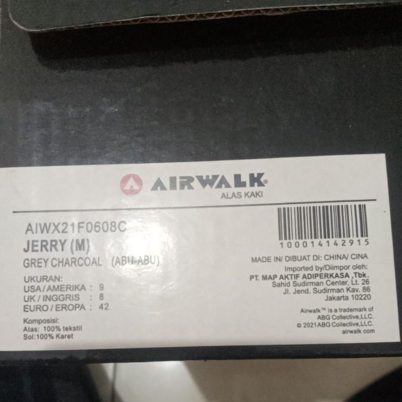 Sepatu Airwalk JERRY (M) (EKS DISPLAY)