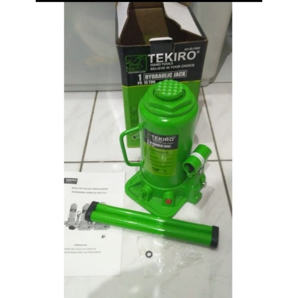 Tekiro Dongkrak Botol 15 ton hydraulic jack dongkrak mobil 15ton Ori