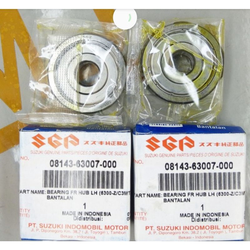 bering bearing klaher laher roda depan 6300 satria 2tak lumba hiu ori SGP ISI 2