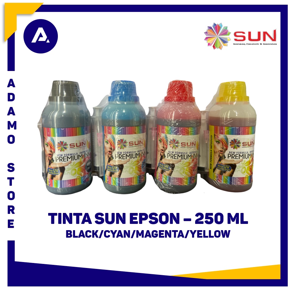 Refill Tinta Sun Premium Ink Epson 250ml