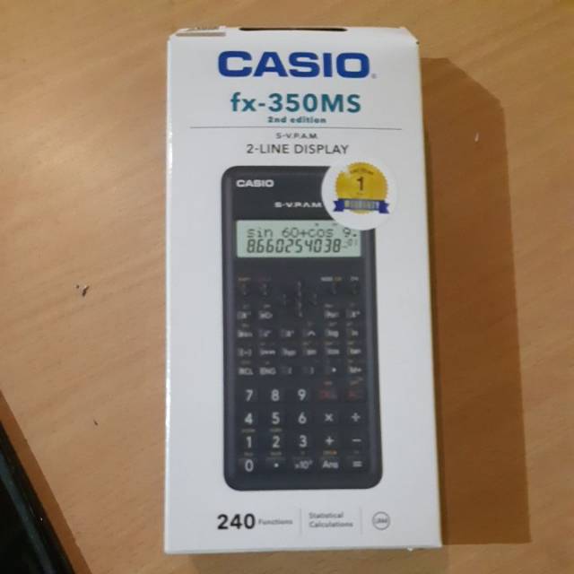 

BISA COD Kalkulator scientific CASIO FX 350 MS 2nd original asli 100%