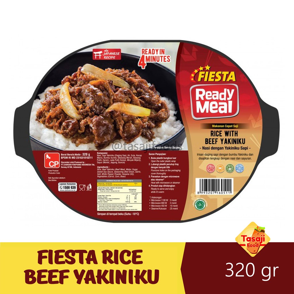 

FIESTA Ready Meal Rice With Beef Yakiniku