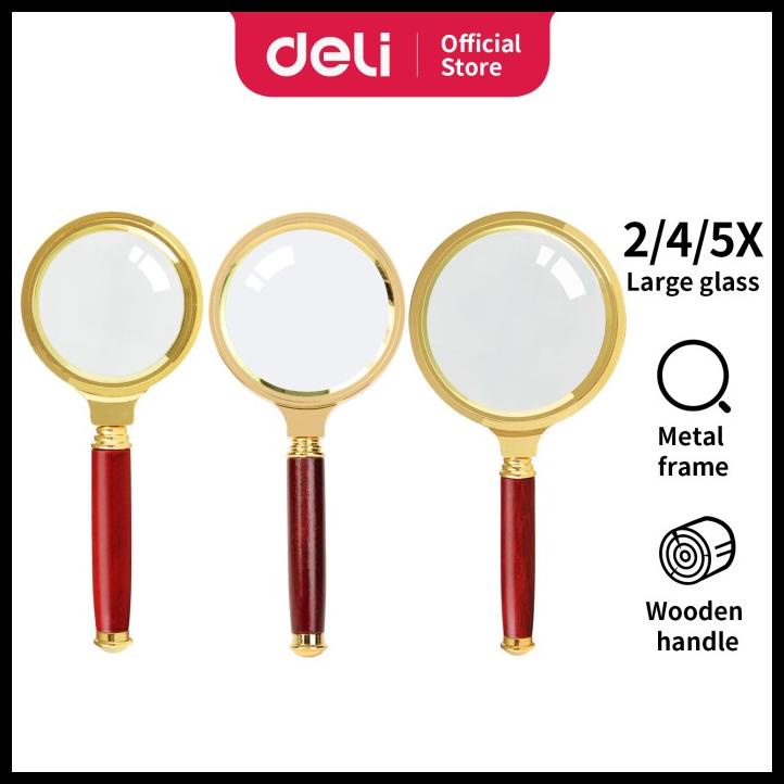 

Vanila | Deli Kaca Pembesar/Gold Magnifying Glass Diameter Diameter50-70Mm 909X