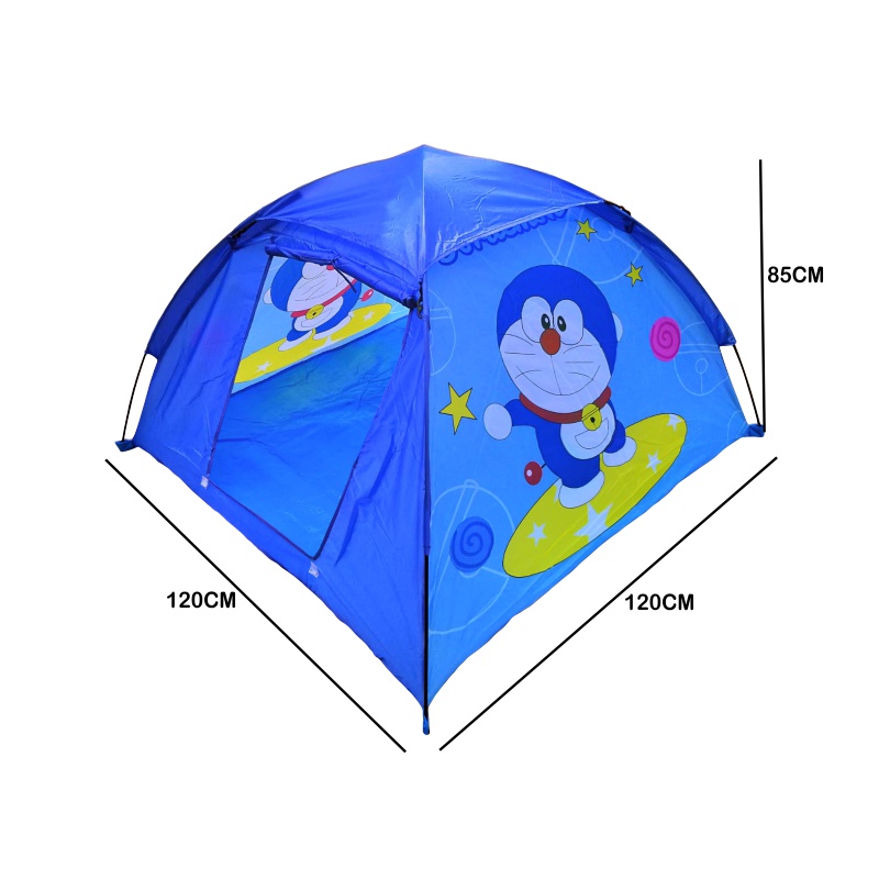 Tenda Anak Karakter Rumah Bermain Camping Tent Karakter Anak Princess Spiderman Doraemon ZP9