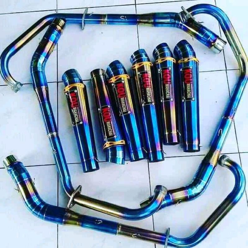 KNALPOT KOU DRAG vixion new, old, satria fu, cb 150 r, cbr 150, sonic, jupiter mx, dll