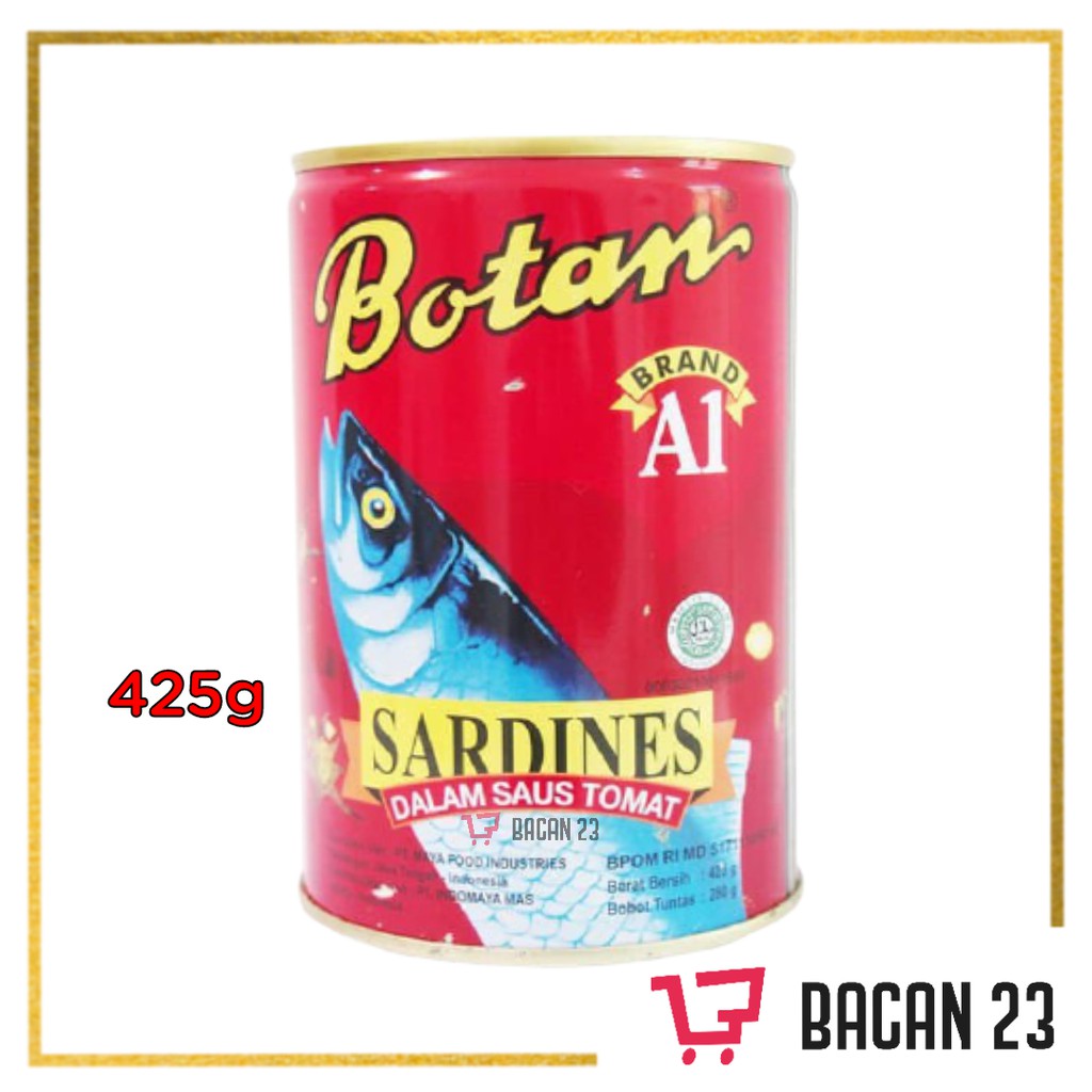 

Botan Sardines Saus Tomat (425gr) / Ikan Sarden Kaleng / Bacan 23-Bacan23