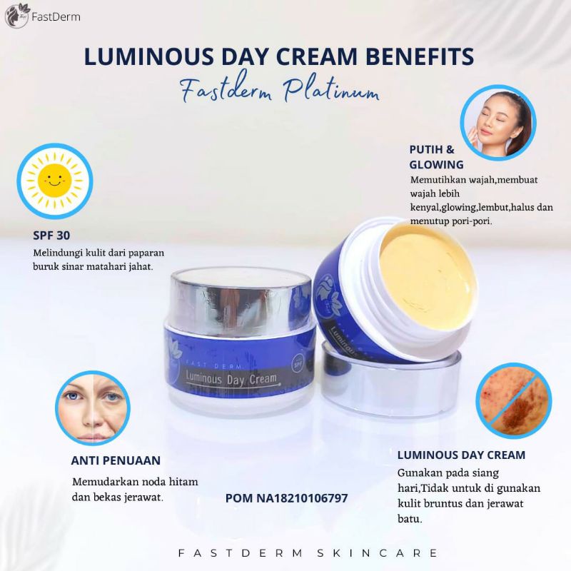 FASTDERM BB GLOW PLATINUM FASTDERM / LUMINOUS DAY PLATINUM FASTDERM / DAY ACNE PLATINUM FASTDERM/ CR