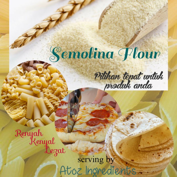 

BISA COD Semolina Pasta Flour 5kg / Tepung Semolina 5kg