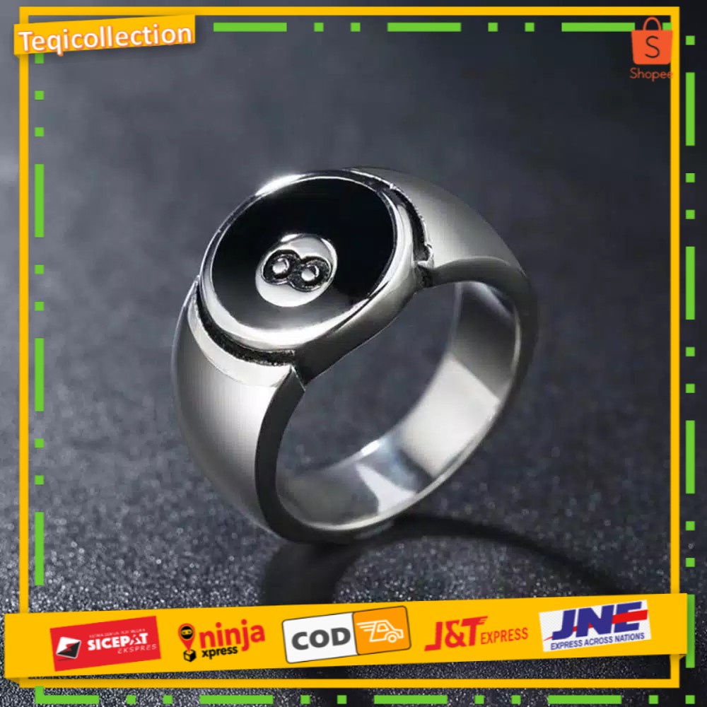 CINCIN BATU HITAM RING SILVER