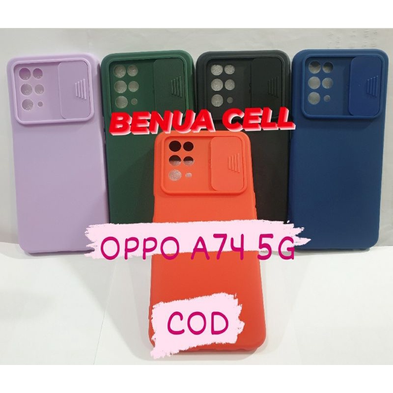 CASE SLIDE OPPO A74 5G -SLIDE CASE PELINDUNG KAMERA OPPO A74 5G -BC