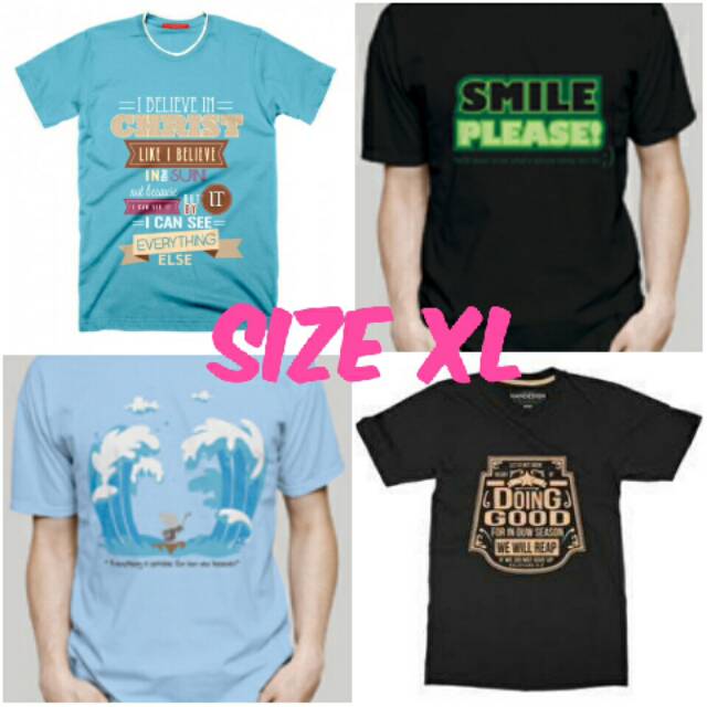 SALE KAOS ROHANI HANDESIGN OBLONG