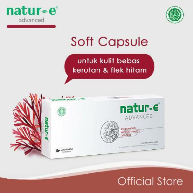 NATUR-E ADVANCED SOFT CAPSULE/VITAMIN NATUR-E ADVANCED 100% ORIGINAL