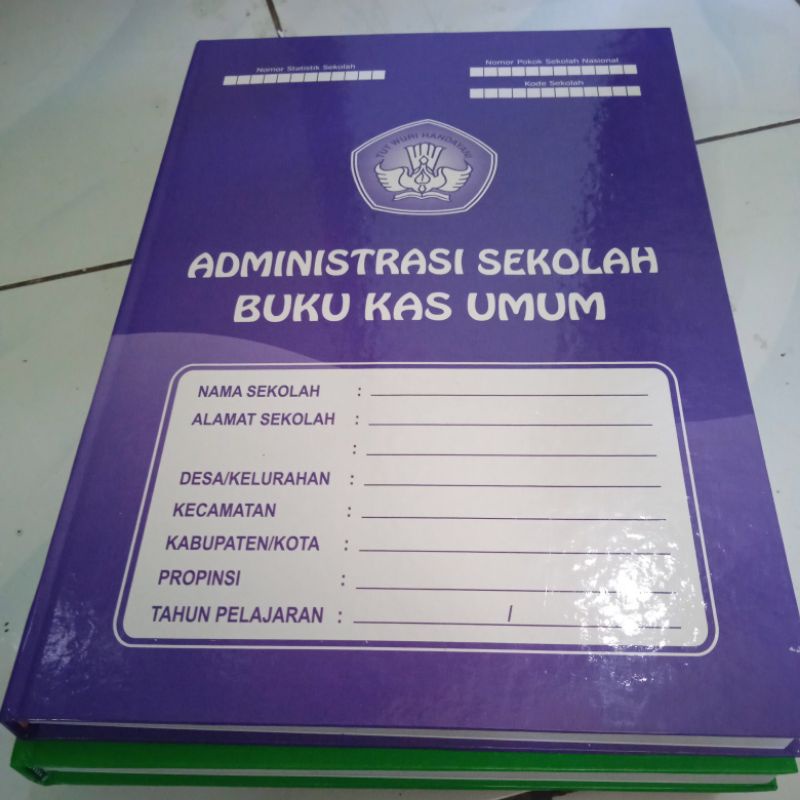 Buku administrasi sekolah buku kas umum