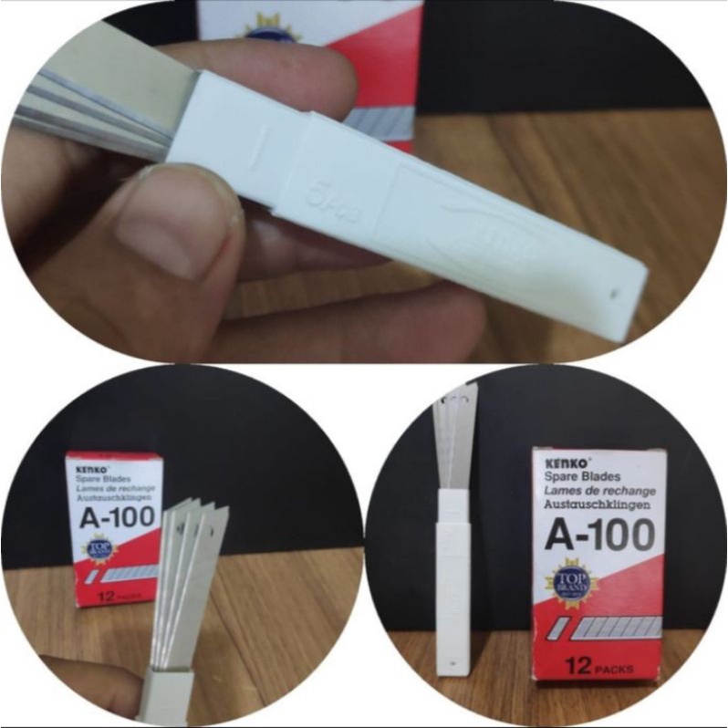 

Reffil Cutter KENKO A100 isi ulang pisau kecil A100 isi 5 pcs