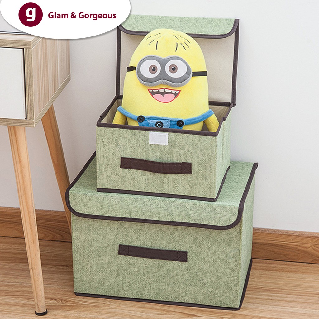 Box Organizer 2 in 1 Colour Storage Box Tempat Penyimpanan (1pc dpt 2box) SBS003