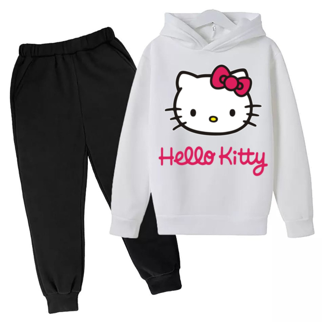 Bess - Setelan Set Jogger Wanita / Setelan Set HELLO KITY