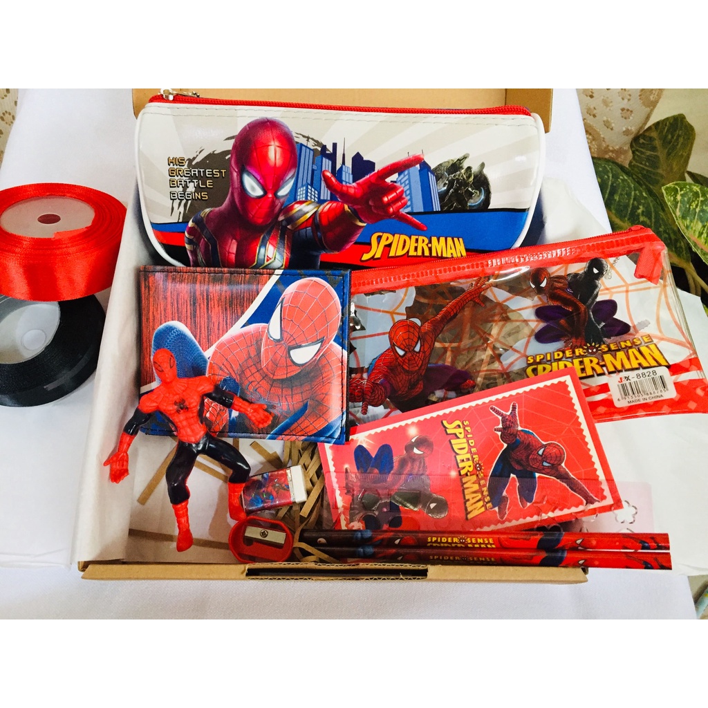 (HADIAHKUU.ID) NEW KADO SPIDERMAN/ KADO ULTAH / KADO ANAK / SOUVENIR SPIDERMAN/ BOX SPIDERMAN/ HADIA