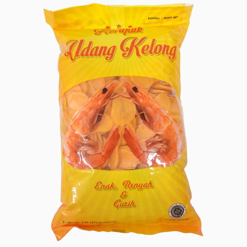 

Kelong Kerupuk Udang Kecil 500Gr