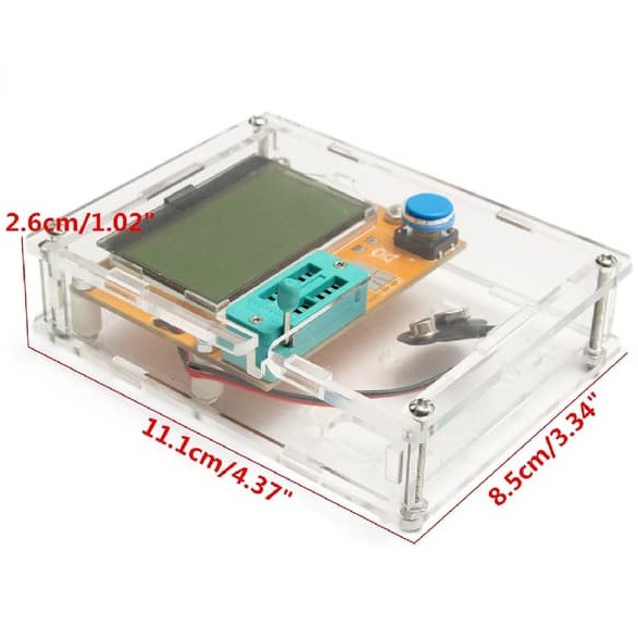 Casing Acrylic LCR-T4 Tester Transparan Bening Case