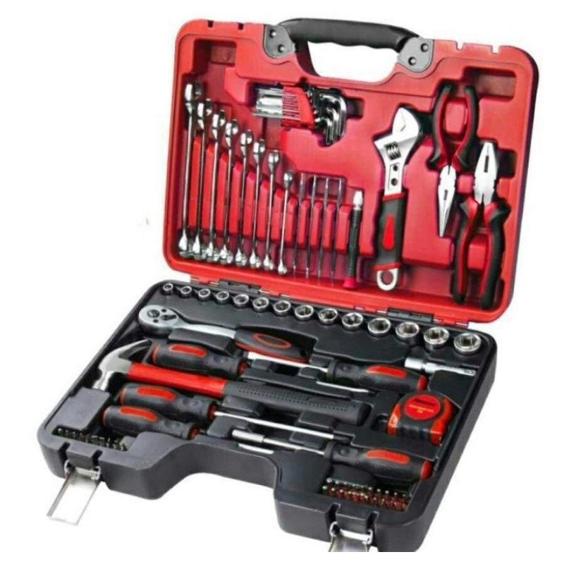 Krisbow Set Perkakas Mekanik Tool Set 78 Pcs