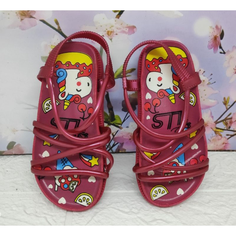 SANDAL JELLY IMPORT ANAK LLS 1987 24-29 harga murah meriah