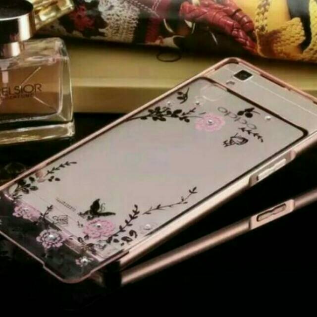Bumper Flower Diamond Case Samsung Galaxy J710 /J7 2016