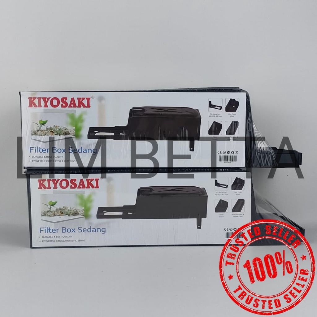 BOX FILTER KIYOSAKI SIZE (M) MEDIUM / FILTER ATAS / BOX KOSONG