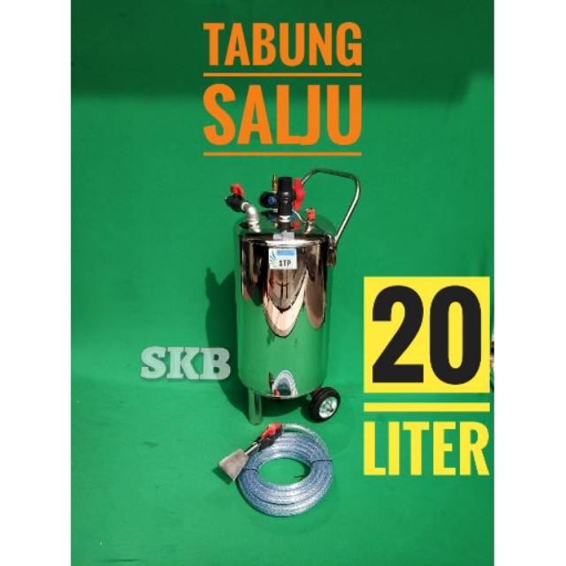 Tabung salju cuci motor 20liter