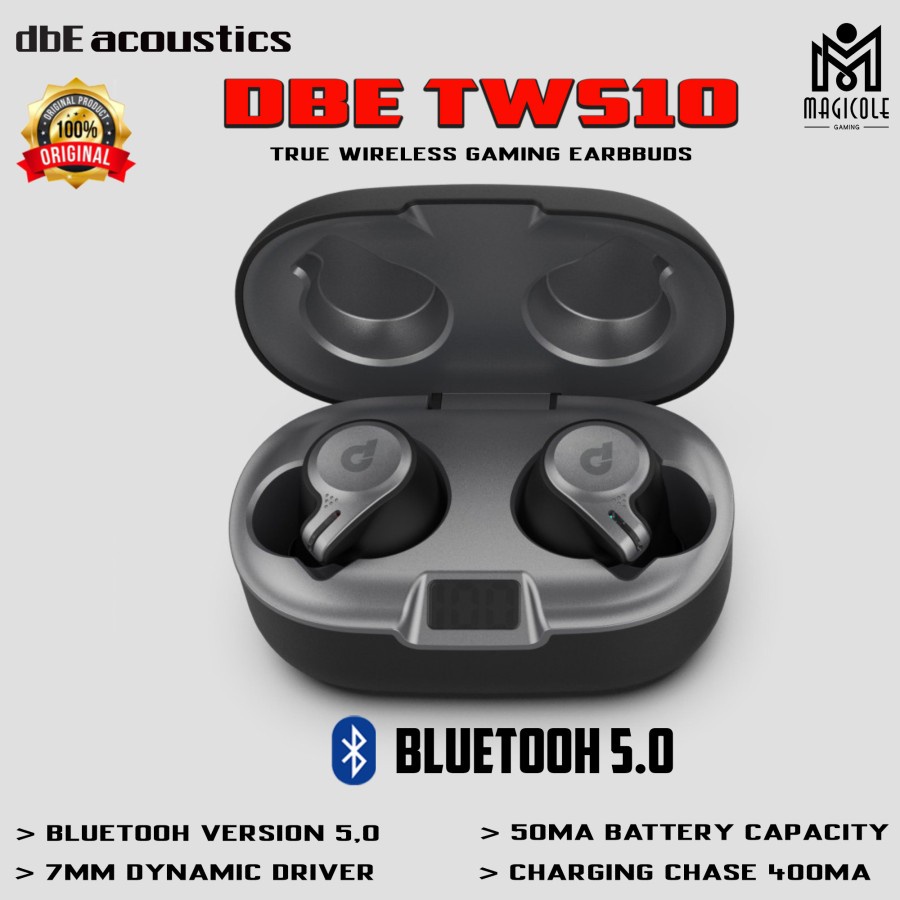 dbE TWS10 High Fidelity True Wireless TWS Gaming Earbuds