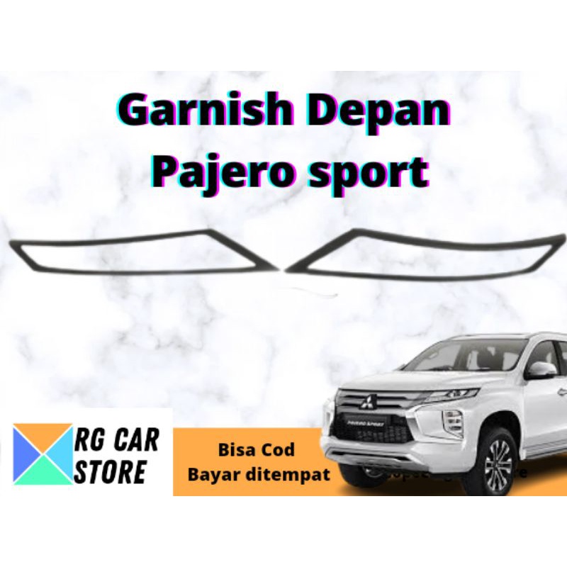 GARNISH PAJERO SPORT 2021 DEPAN BELAKANG-GARNIS LAMPU PAJERO 2021 DEPAN BELAKANG